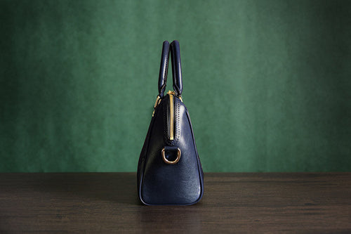 Custom Handmade Vegetable Tanned Italian Leather Tote Bag Lady Bag Women Handbag  D045