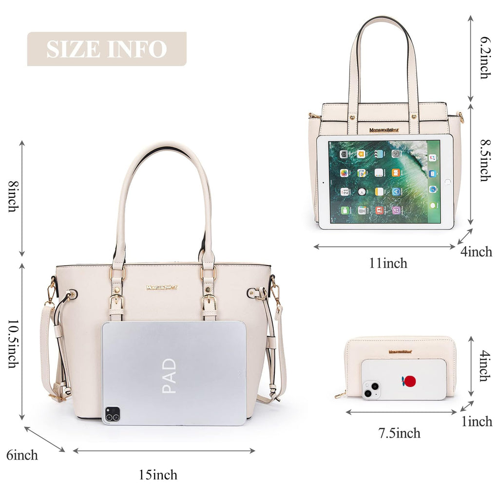 Montana West 3PCS Purses for Women Tote Bag and Wallet Set Shoulder Satchel Handbags