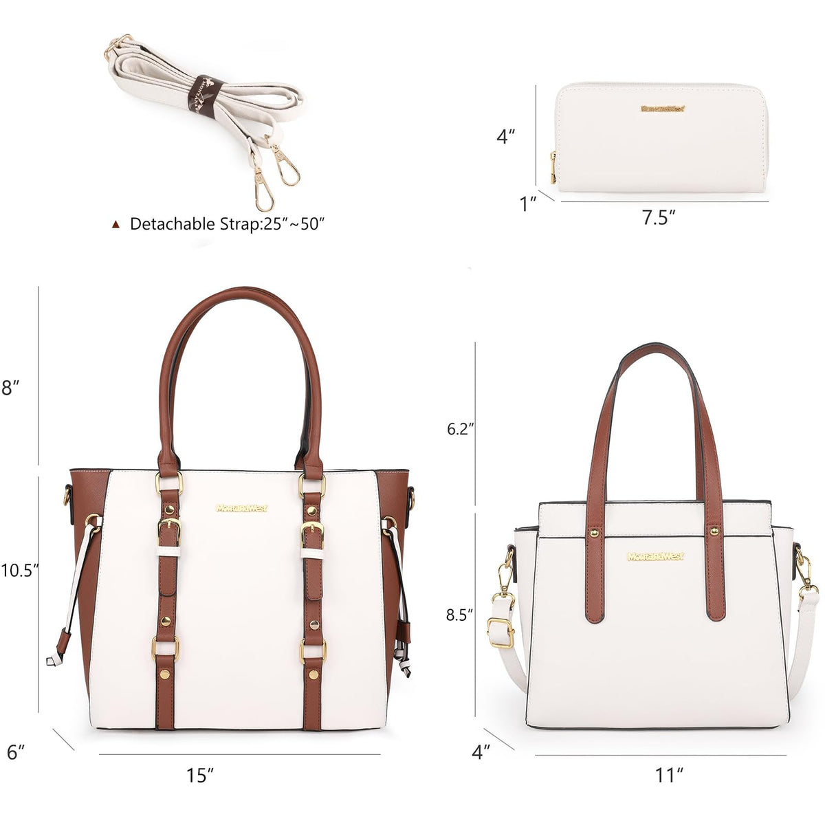 Montana West 3PCS Purses for Women Tote Bag and Wallet Set Shoulder Satchel Handbags