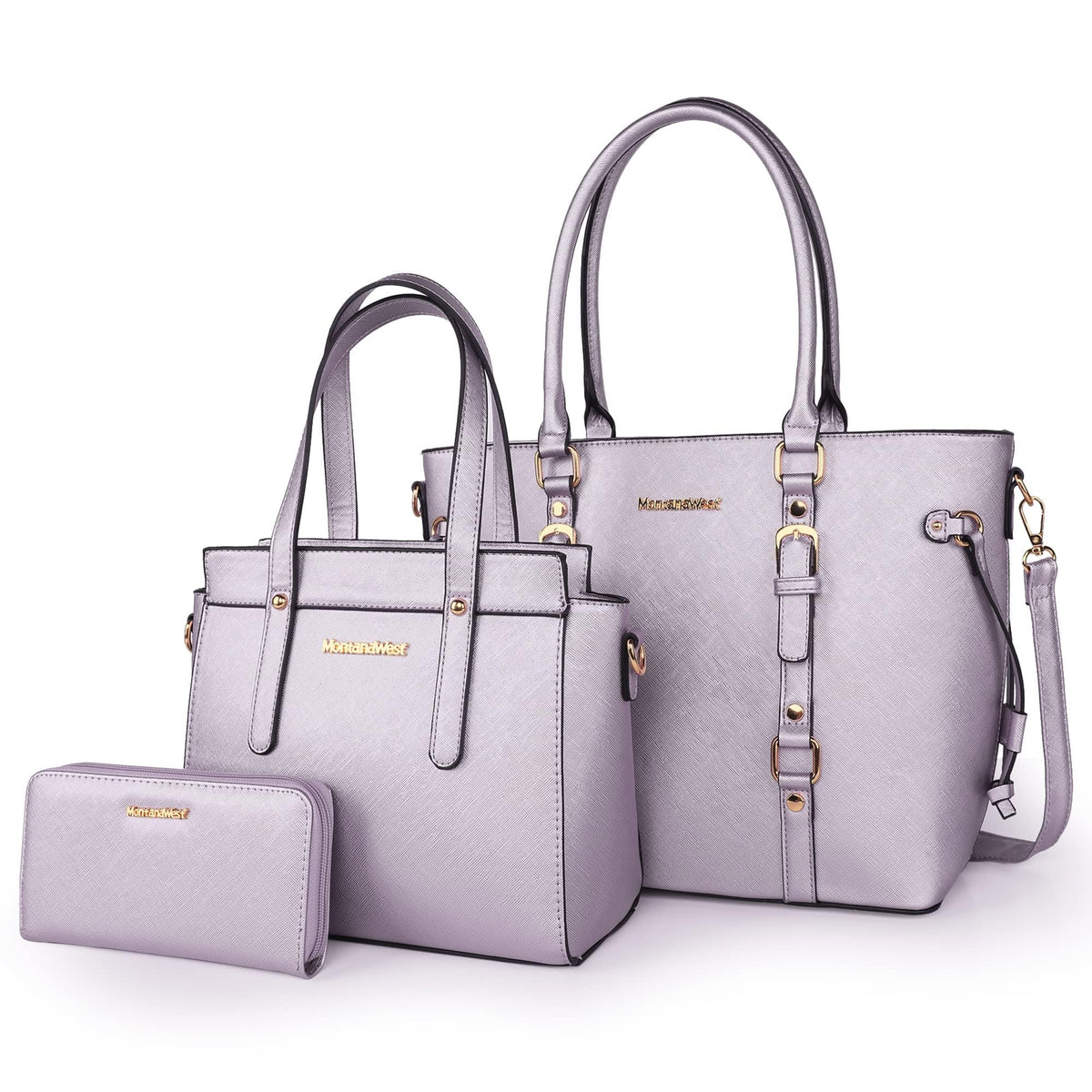Montana West 3PCS Purses for Women Tote Bag and Wallet Set Shoulder Satchel Handbags