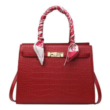 Women's Spring Stone Pattern Solid Color Simple Retro Handbags
